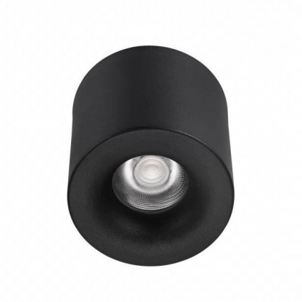 Потолочный светодиодный светильник iLedex Metrica 108-7W-D80-4000K-24DG-BK для офиса, цвет черный,  в стиле Хай-тек