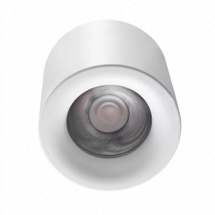Потолочный светодиодный светильник iLedex Metrica 113-12W-D100-4000K-24DG-WH для прихожей, цвет белый,  в стиле Хай-тек