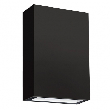 Уличный настенный светодиодный светильник Arte Lamp Algol A2750AL-2BK, цвет черный,  в стиле Хай-тек