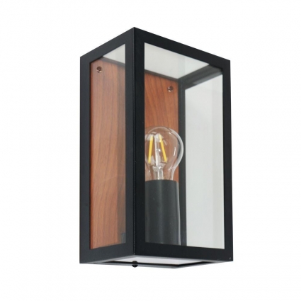 Уличный настенный светильник Arte Lamp Belfast A4569AL-1BR на площадь до 1 кв.м., цвет черный,  в стиле кантри