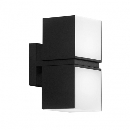 Уличный настенный светодиодный светильник Arte Lamp Belgrade A5193AL-2BK на площадь до 3 кв.м., цвет белый,  в стиле Хай-тек