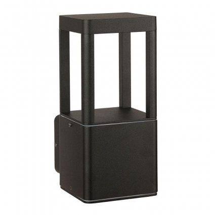 Уличный настенный светодиодный светильник Arte Lamp Pherkad A2726AL-1BK на площадь до 1 кв.м., цвет черный,  в современном стиле