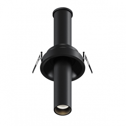 Встраиваемый светодиодный спот Maytoni Technical Focus T C140RS-L200-7W3K-B для магазина, цвет черный,  в стиле модерн