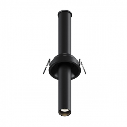Встраиваемый светодиодный спот Maytoni Technical Focus T C140RS-L300-7W3K-B для магазина, цвет черный,  в стиле модерн
