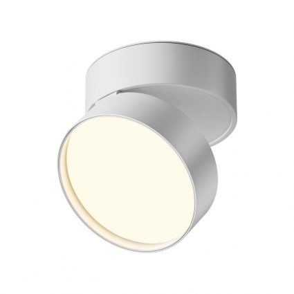 Светодиодный спот Maytoni Onda C024CL-18W3K-W-1 для кафе и ресторанов, цвет белый,  в стиле Хай-тек