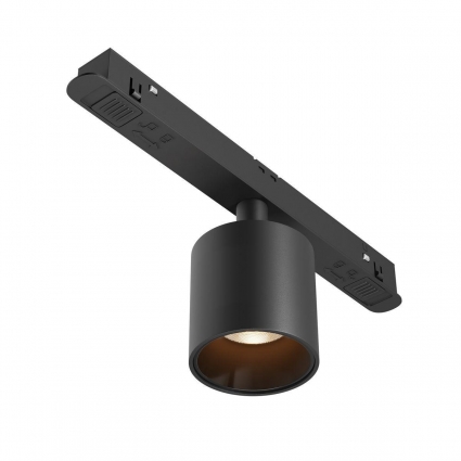 Трековый светодиодный светильник Maytoni Technical Magnetic Exility Alfa S TR132-2-7W3K-B для спальни, цвет черный,  в современном стиле