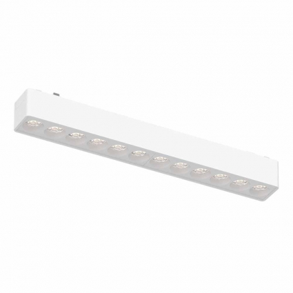 Трековый светодиодный светильник для магнитного шинопровода ST Luce SKYFLAT ST673.546.12 на площадь до 4 кв.м., цвет белый,  в стиле Хай-тек