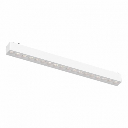 Трековый светодиодный светильник для магнитного шинопровода ST Luce SKYFLAT ST673.546.18 на площадь до 6 кв.м., цвет белый,  в стиле Хай-тек
