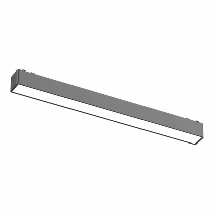 Трековый светодиодный светильник для магнитного шинопровода ST Luce SKYFLAT ST674.446.15 на площадь до 5 кв.м., цвет черный,  в стиле Хай-тек