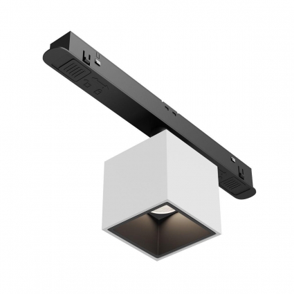 Трековый светодиодный светильник Maytoni Technical Magnetic Exility Alfa S TR133-2-7W3K-W для гостиной, цвет белый,  в современном стиле