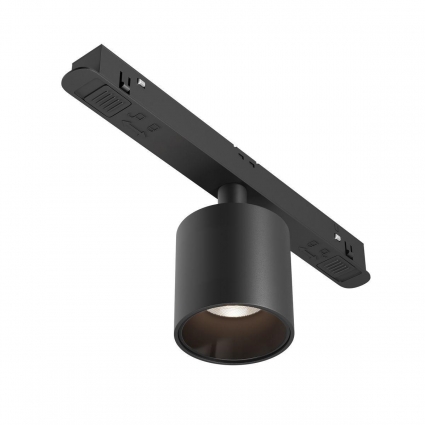 Трековый светодиодный светильник Maytoni Technical Magnetic Exility Alfa S TR132-2-7W4K-B для гостиной, цвет черный,  в современном стиле