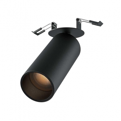 Встраиваемый светодиодный спот Maytoni Technical Focus Led C053CL-L12W3K-W-B для гостиной, цвет черный,  в стиле Хай-тек