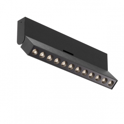 Потолочный светодиодный светильник Maytoni Technical Points rot C136CL-12W4K-B для офиса, цвет черный,  в современном стиле