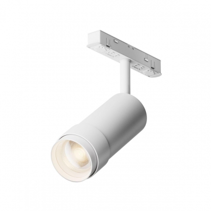 Трековый светодиодный светильник Maytoni Technical Magnetic Exility Focus Zoom TR211-1-12W3K-Z-W для магазина, цвет белый,  в современном стиле