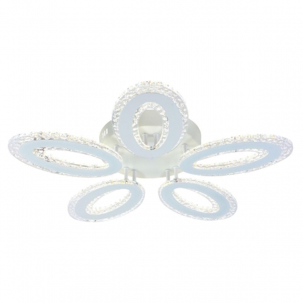 Потолочная светодиодная люстра Escada Air 10211/5LED для спальни, цвет белый,  в стиле модерн