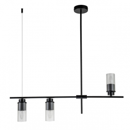 Подвесная люстра Escada Reverse 2100/3P Black для кухни, цвет черный,  в современном стиле