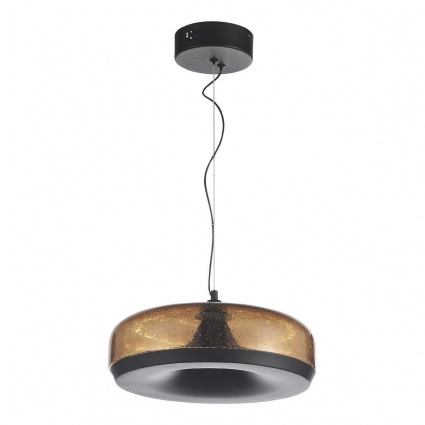 Подвесной светодиодный светильник ST Luce Ripple SL6014.603.01, цвет черный,  в стиле модерн