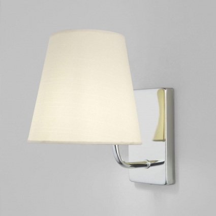 Бра Eurosvet Amaretto 60155/1 хром для спальни площадью до 2 кв.м., цвет бежевый,  в стиле модерн