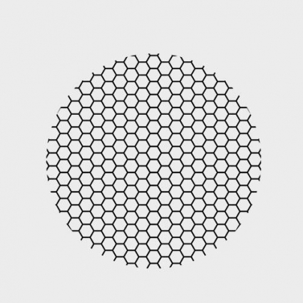 Сотовый фильтр Italline Honeycomb IT08-8039, цвет черный,  в современном стиле