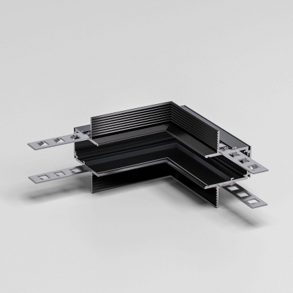 Коннектор L-образный внутренний Elektrostandard Slim Magnetic 85213/00 a067506, цвет черный,  в современном стиле