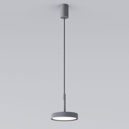 Подвесной светодиодный светильник Elektrostandard Plate 50260 LED a065413 для гостиной, цвет графит,  в современном стиле