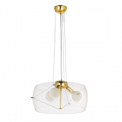 Подвесная люстра Lumina Deco Globo LDP 6018-500 PR+F.GD, цоколь E27,  в современном стиле