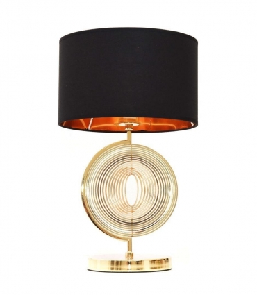 Настольная лампа Lumina Deco Fabi LDT 5532 F.GD+BK для гостиной, цоколь E27,  в стиле модерн