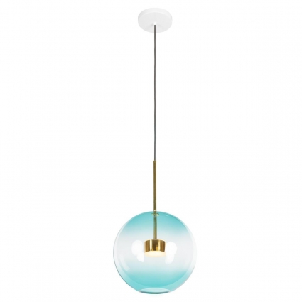 Подвесной светодиодный светильник Loft IT Bolle 2027-P1 Blue для кухни, цвет голубой,  в стиле модерн