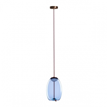 Подвесной светодиодный светильник Loft IT Knot 8133-A mini для кухни, цвет голубой,  в современном стиле