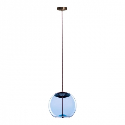 Подвесной светодиодный светильник Loft IT Knot 8133-B mini для кухни, цвет голубой,  в современном стиле