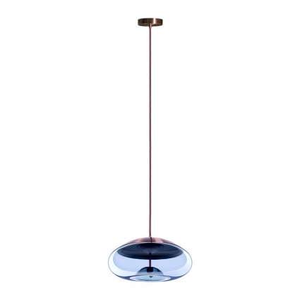 Подвесной светодиодный светильник Loft IT Knot 8133-D mini для кафе и ресторанов, цвет голубой,  в современном стиле