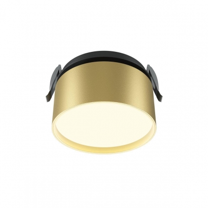 Встраиваемый светодиодный спот Maytoni Technical Onda DL024-12W3K-BMG для спальни, цоколь LED,  в современном стиле