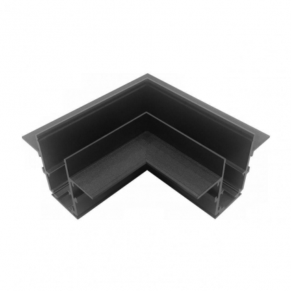Коннектор L-образный встраиваемый iLedex Technical Vision CORNER CONNECT 4822-022-95/95-BK, цвет черный