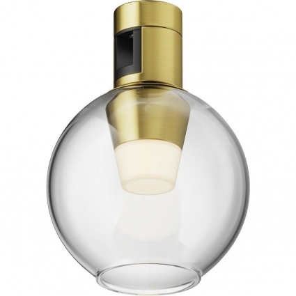 Трековый светодиодный светильник Maytoni Technical Flarity Bubble TR148-1-3W3K-BS для кухни, цвет латунь,  в современном стиле