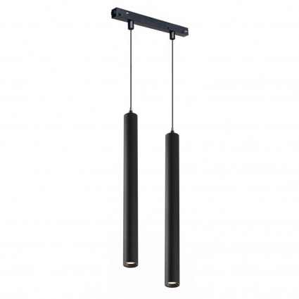 Трековый светодиодный светильник iLedex Technical Vision SMART 4822-008-H300-20W-24DG-BK для гостиной, цвет черный