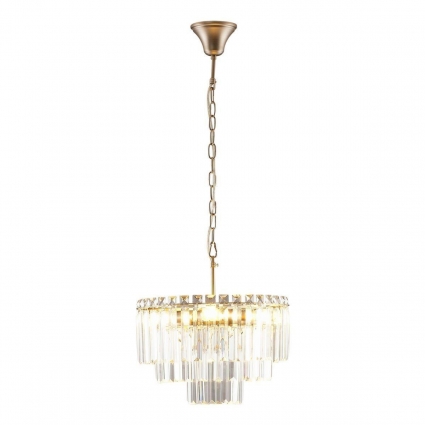 Подвесная люстра Moderli Crystal V10736-4P на площадь до 10 кв.м., цвет матовый