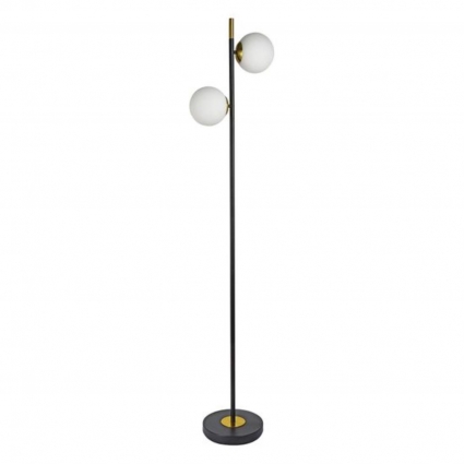 Торшер Arte Lamp Alcor A2224PN-2BK для гостиной площадью до 3 кв.м., цвет белый,  в стиле модерн