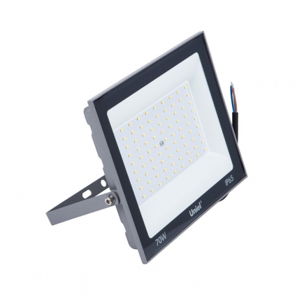 Прожектор светодиодный Uniel ULF-F23-70W/6500K IP65 160-240V Grey UL-00011847, цвет серый,  в современном стиле