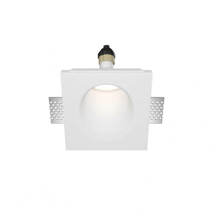Встраиваемый светодиодный светильник Maytoni Gyps Modern DL001-WW-01-W, цоколь GU10