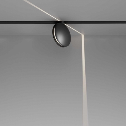 Трековый светодиодный светильник Maytoni Technical Magnetic Exility Outline TR090-2-6W4K-B для гостиной, цвет черный,  в современном стиле