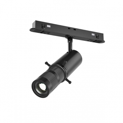 Трековый светодиодный светильник Maytoni Technical Magnetic Exility Gala TR108-4-10W3K-DS-B для гостиной, цвет черный,  в современном стиле