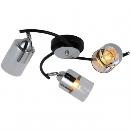 Потолочная люстра Illumico IL8210-3COU-79 BK CR для прихожей площадью до 18 кв.м.