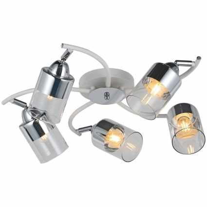 Потолочная люстра Illumico IL8210-5COU-79 WH CR для кухни площадью до 30 кв.м.