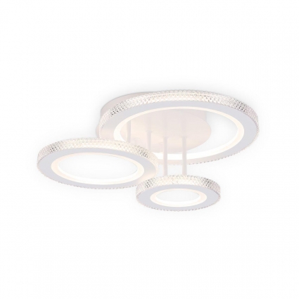 Потолочная светодиодная люстра Ambrella light Acrylica Original FA8867 на площадь до 14 кв.м., цвет белый