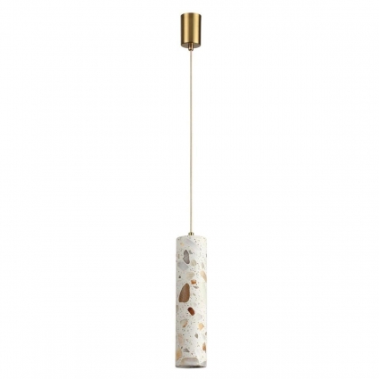 Подвесной светодиодный светильник Odeon Light L-Vision Terrazzo 7012/6L на площадь до 2 кв.м., цвет белый