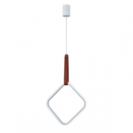 Подвесной светодиодный светильник Escada Alliance 10296/1LED White на площадь до 7 кв.м., цвет белый,  в стиле кантри