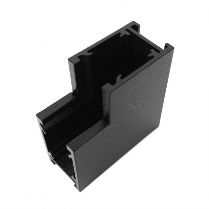Коннектор L-образный Favourite Logica 1013-CU-001, цвет черный