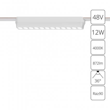 Трековый светодиодный светильник Arte Lamp Rapid A6154PL-1WH для магазина площадью до 3 кв.м.,  в современном стиле
