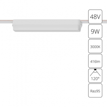 Трековый светодиодный светильник Arte Lamp Rapid A1153PL-1WH для спальни площадью до 1 кв.м.,  в современном стиле
