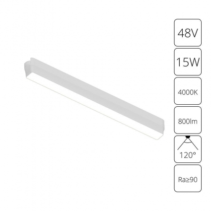 Трековый светодиодный светильник Arte Lamp Rapid A6168PL-1WH для гостиной площадью до 2.5 кв.м.,  в современном стиле